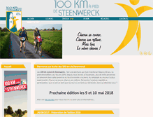 Tablet Screenshot of 100kmsteenwerck.fr